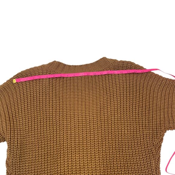 Soft Surroundings Womens Brown Wool Blend Chunky Knit Tunic Sweater Dress Sz XL - Picture 14 of 14